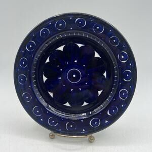 Arabia of Finland China VALENCIA Pattern 7" Salad Cake Dessert Plate Blue White